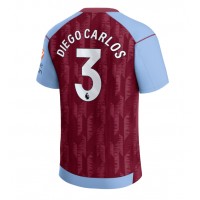 Camisa de Futebol Aston Villa Diego Carlos #3 Equipamento Principal 2023-24 Manga Curta